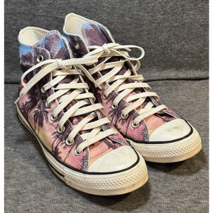 Converse Chuck Taylor All Star Canvas "Sunset Palms" Hi Tops - Size M 7.5/ W 9.5